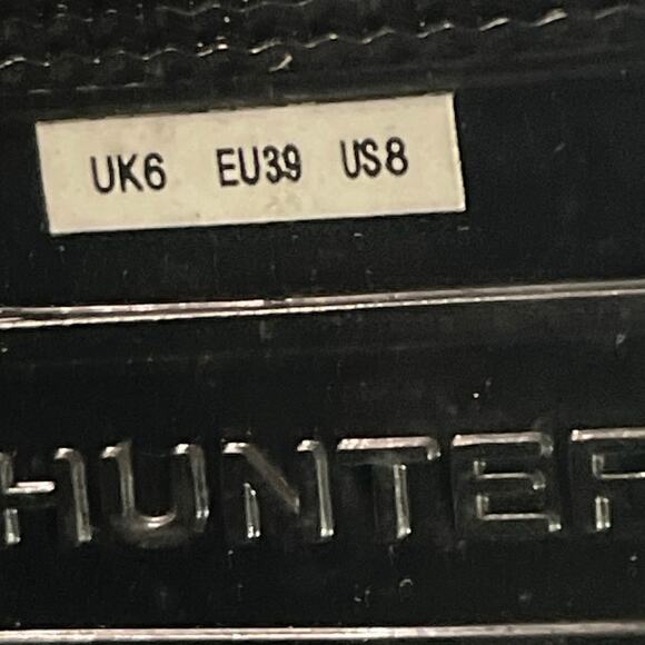 Hunter Women's Original Tall Gloss Rain Boots Size 8 - Picture 10 of 10